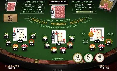 All Bets Blackjack Demo