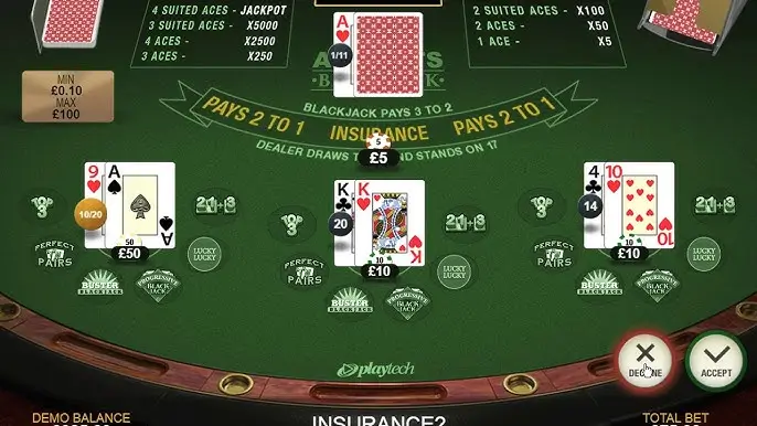Demo All Bets Blackjack 